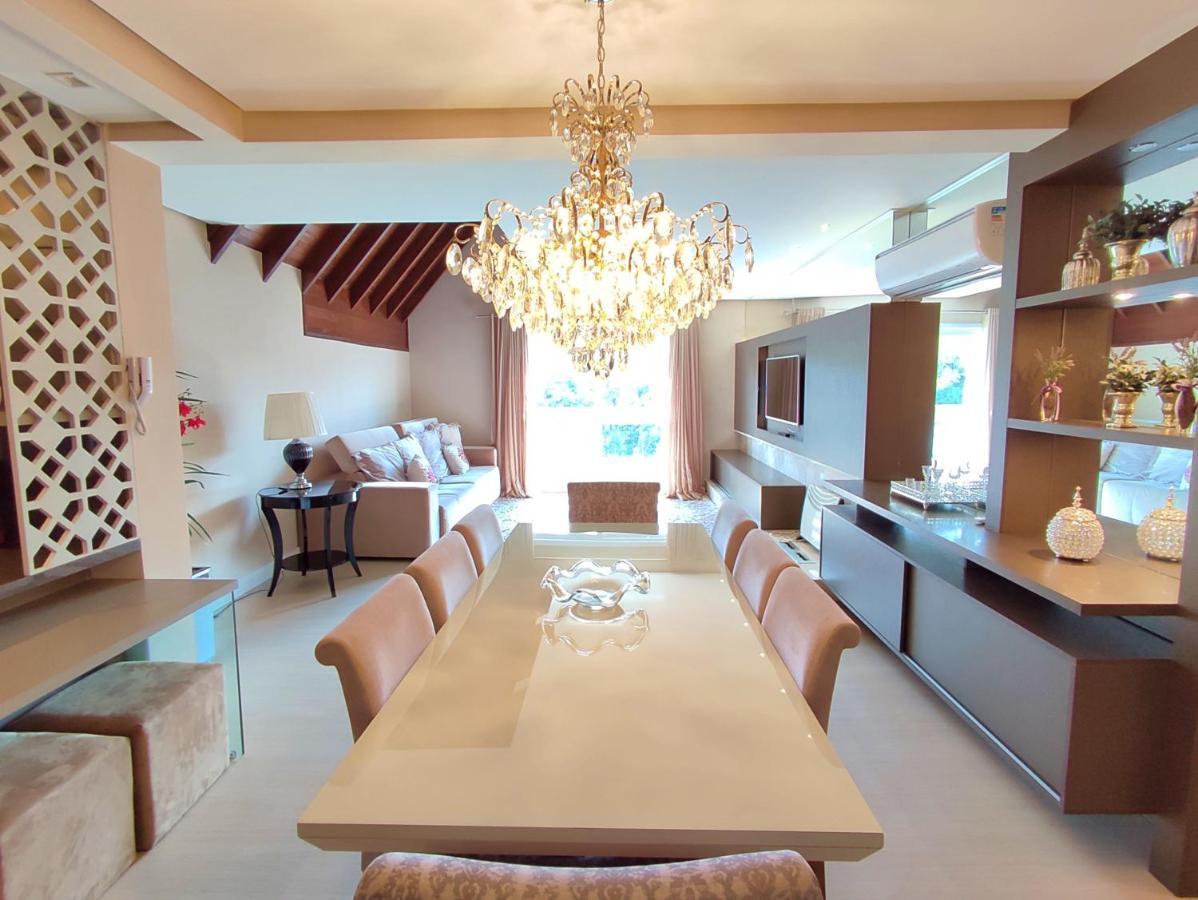 Luxuoso Apartamento Central Para 10 Pessoas Gramado Luaran gambar