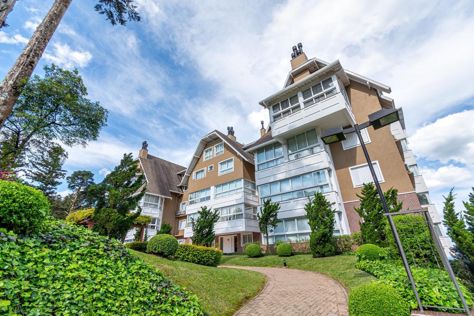 Luxuoso Apartamento Central Para 10 Pessoas Gramado Luaran gambar