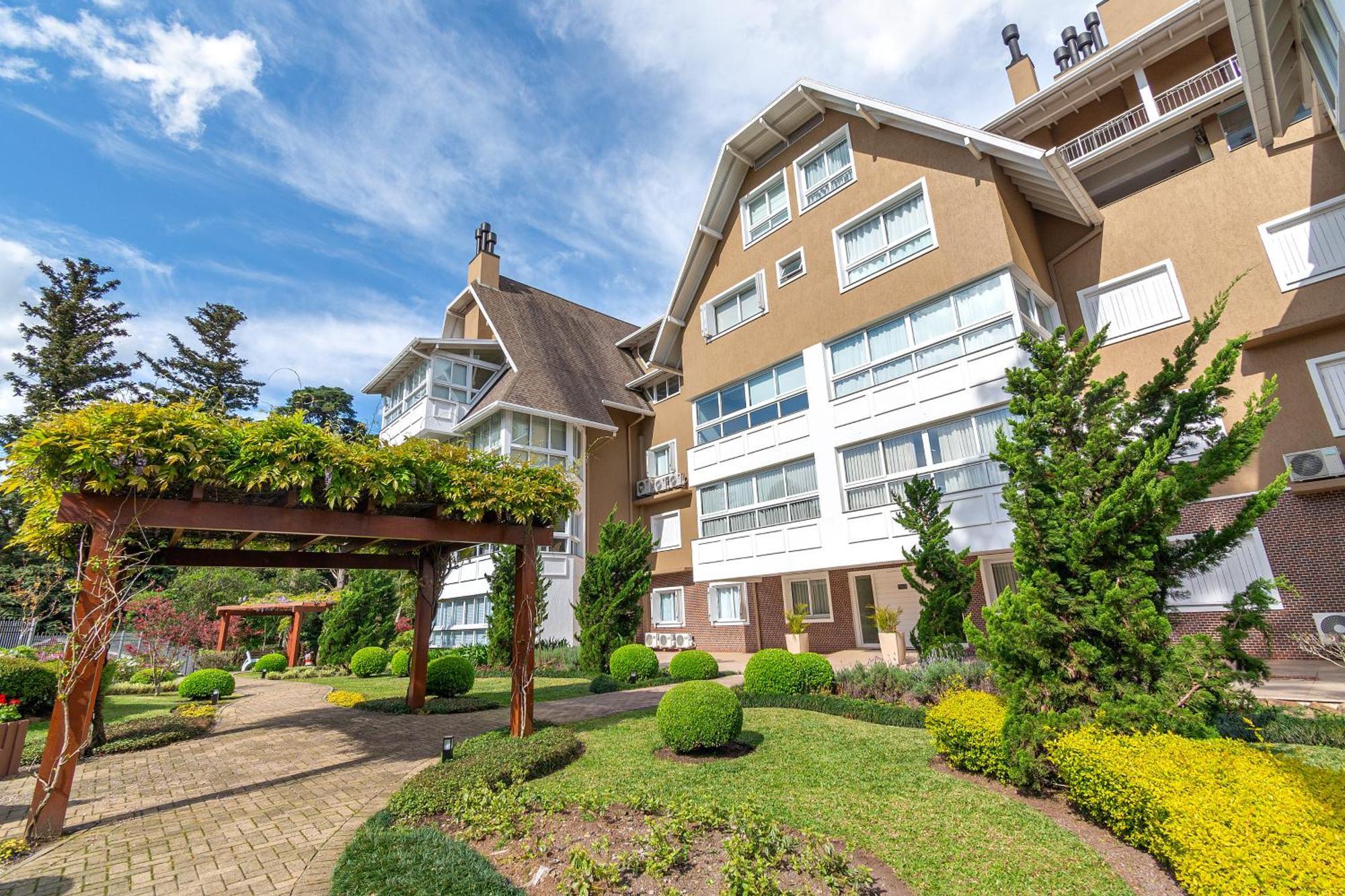 Luxuoso Apartamento Central Para 10 Pessoas Gramado Luaran gambar
