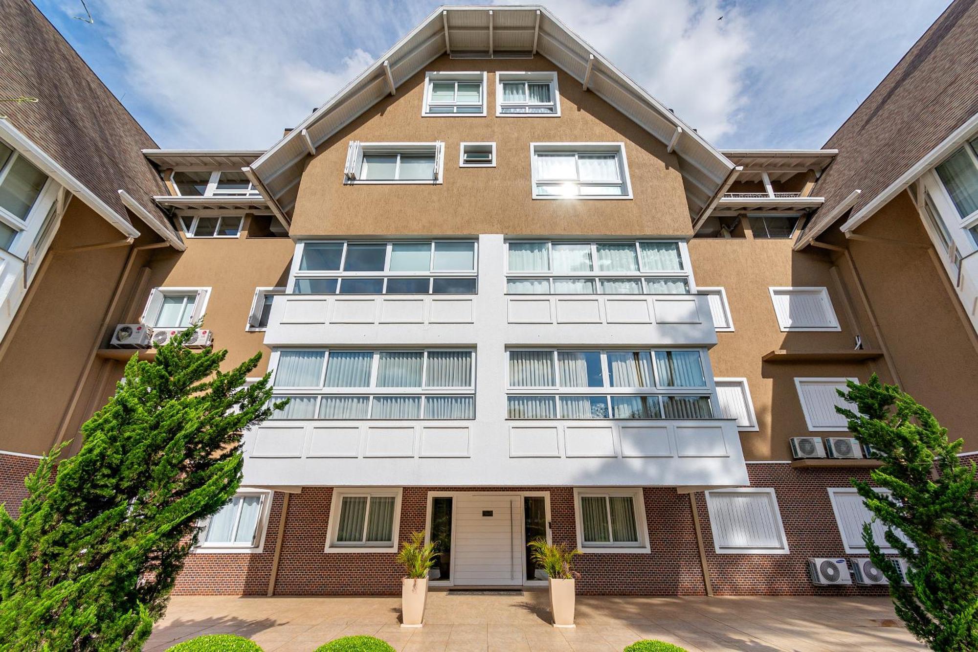 Luxuoso Apartamento Central Para 10 Pessoas Gramado Luaran gambar
