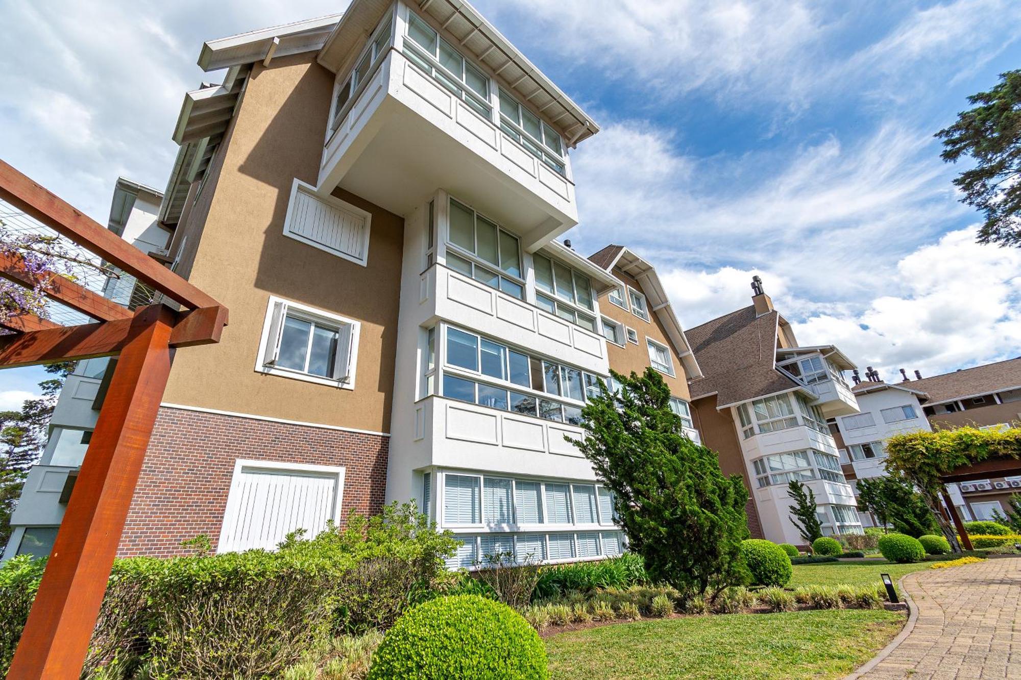 Luxuoso Apartamento Central Para 10 Pessoas Gramado Luaran gambar