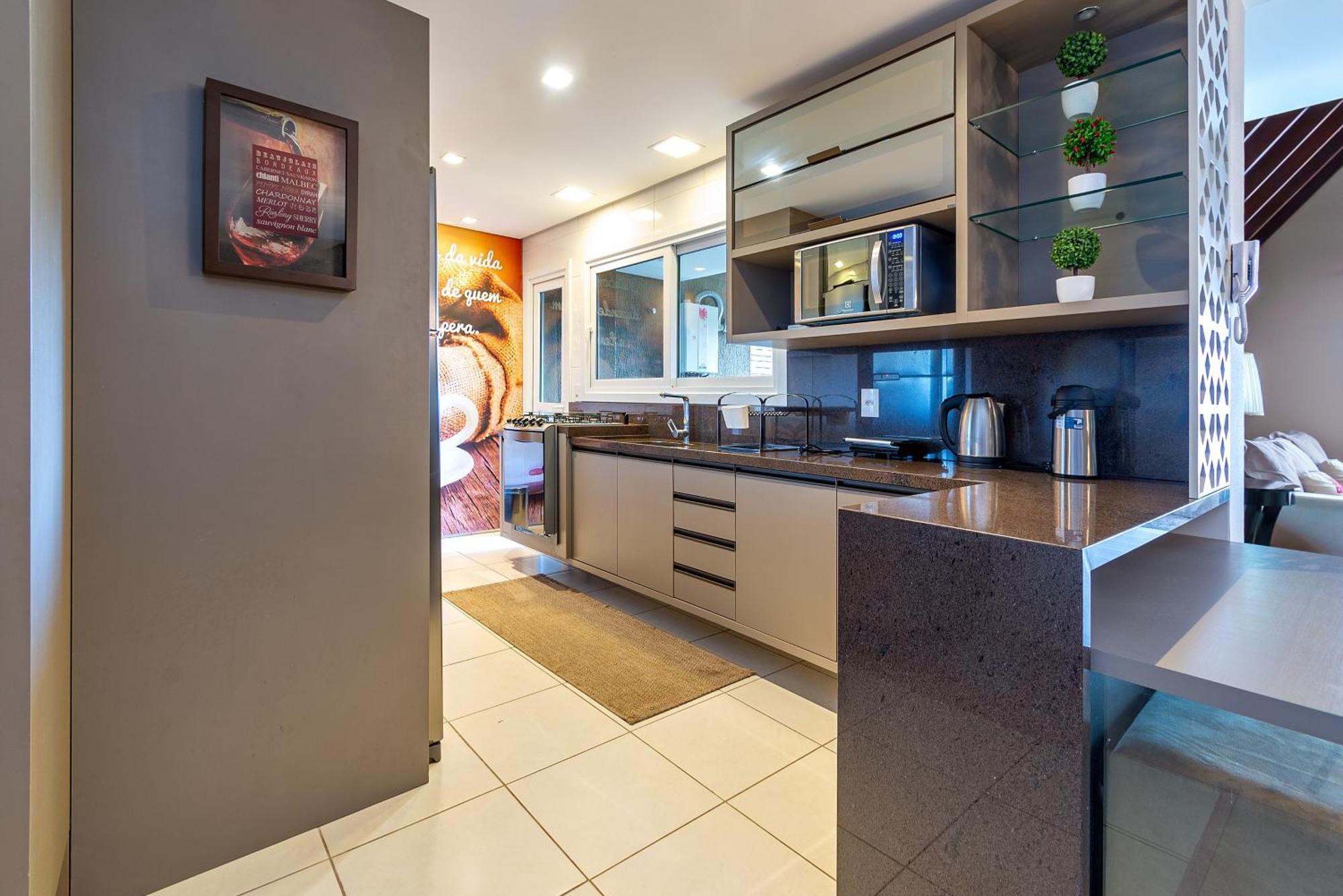 Luxuoso Apartamento Central Para 10 Pessoas Gramado Luaran gambar